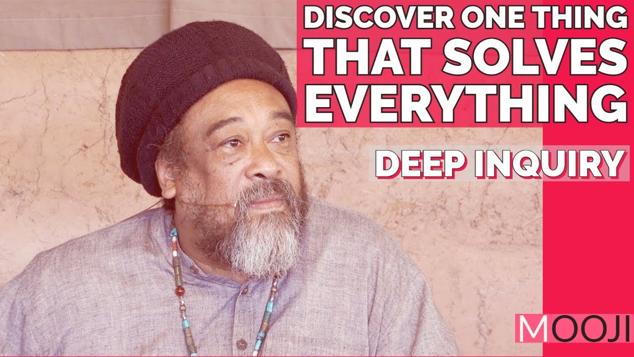 Mooji - 10 Seconds Is All You NEED - Deep Inquiry (Meditation)