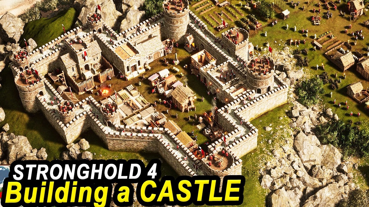 STRONGHOLD 4 &ndash; IDEALNY początek | Średniowieczny city builder, strategia, Lets Play