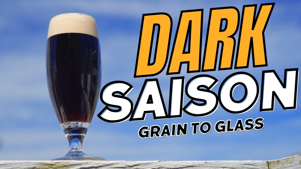 Brewing a DARK SAISON: A RARE and RIDICULOUSLY GOOD Beer
