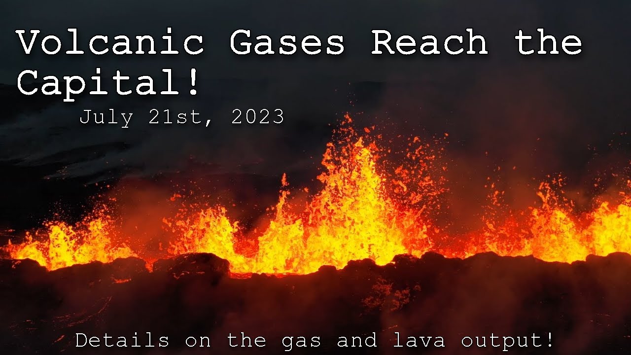 Iceland Volcano Updates | Volcanic Gases Reach the Capital!
