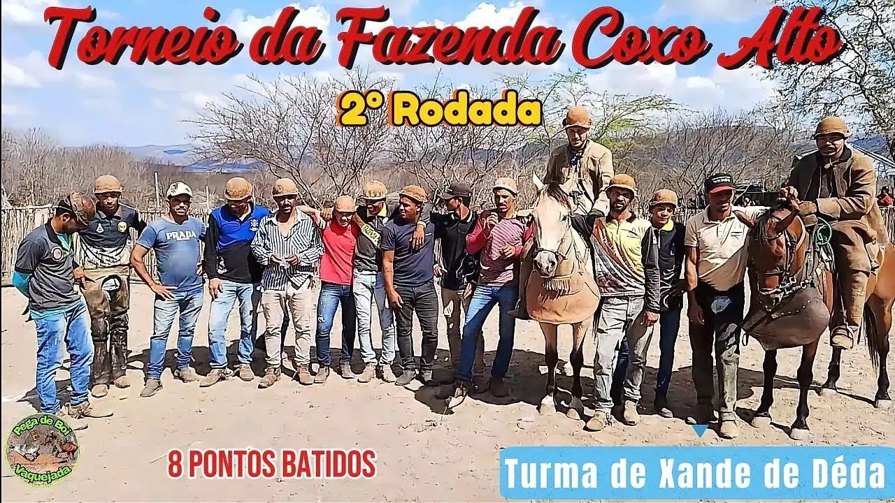 2° Rodada do Torneio da Faz : Coxo Alto Turma de Xande de Déda, 8 Pontos batidos 31/01/26