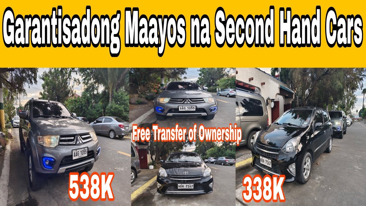Garantisadong Maayos na 2nd Hand Cars 
