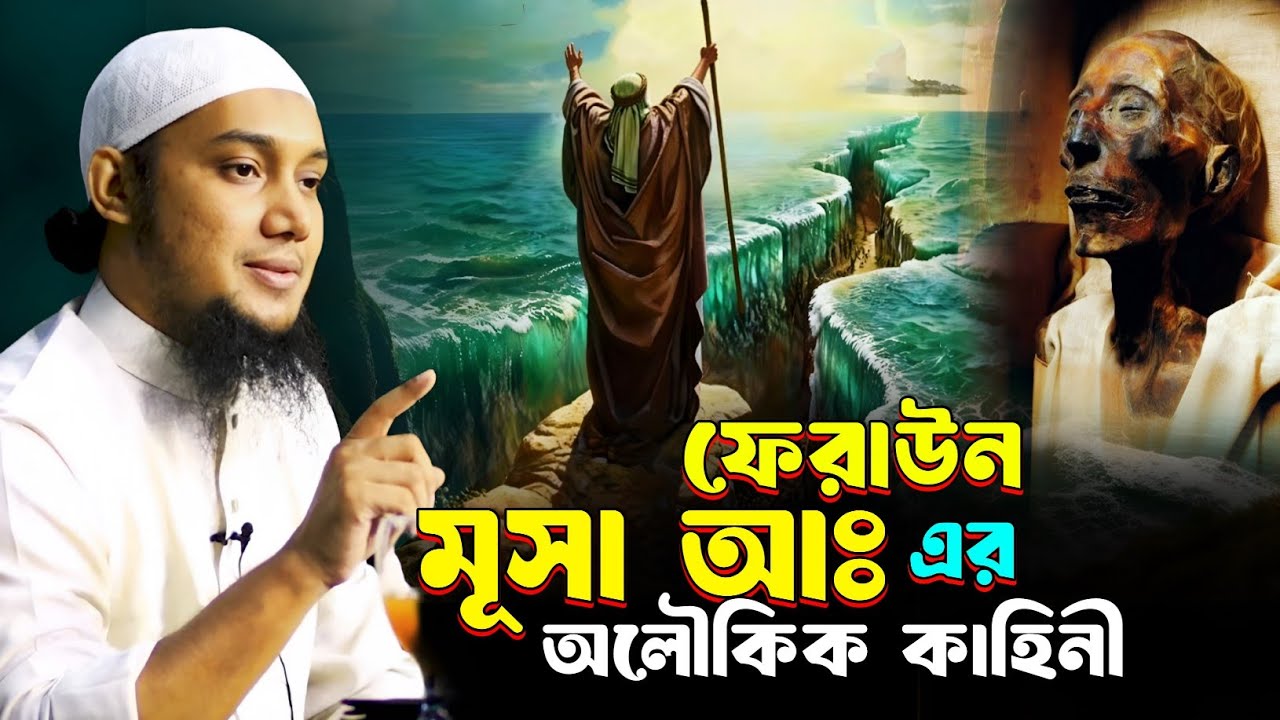 মূসা আঃ ও ফেরাউনের সেই অলৌকিক কাহিনী | Abu Taha Muhammad Adnan | আবু ত্বহা মুহাম্মদ আদনান | New Waz