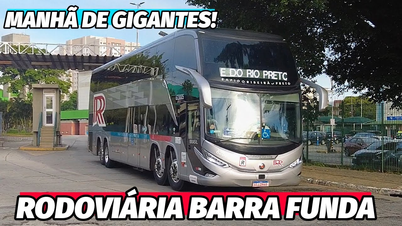 Movimentação RODOVIÁRIA BARRA FUNDA | G8 DD da RÁPIDO RIBEIRÃO e MUITO MAIS!