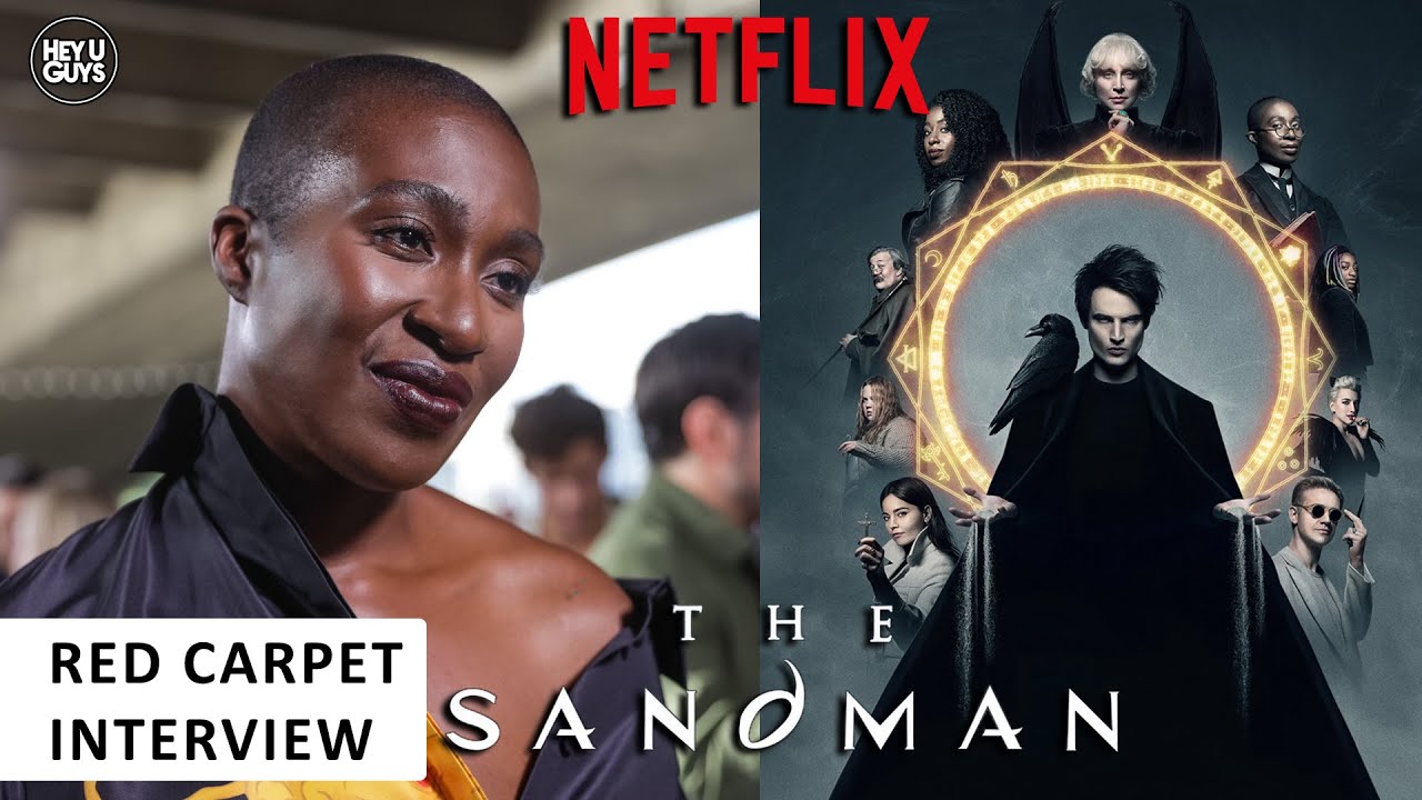 The Sandman UK Premiere - Vivienne Acheampong on being surprised at how real everything on set was