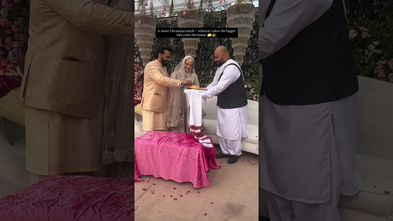 Wedding Highlights A Sweet Ukrainian Touch Let the Bigger Bite Decide #desiwedding