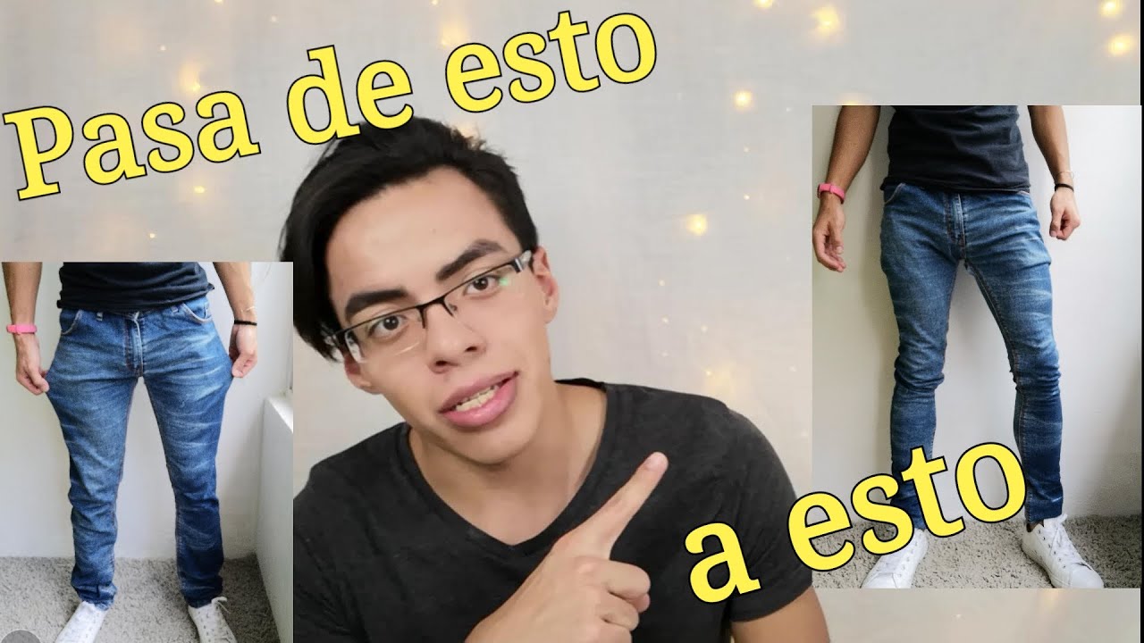 Como entallar o entubar jeans de una manera super facil y en menos de 10 minutos