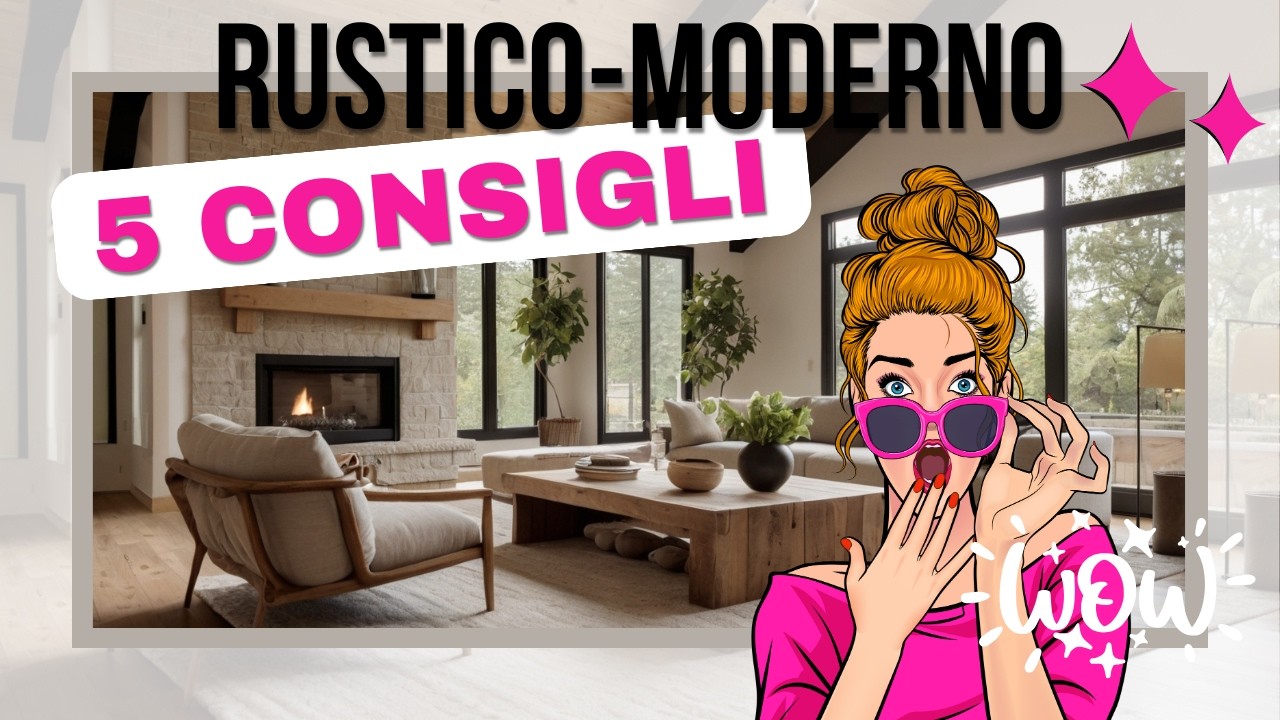 Casa stile RUSTICO MODERNO: 5 consigli di Design!