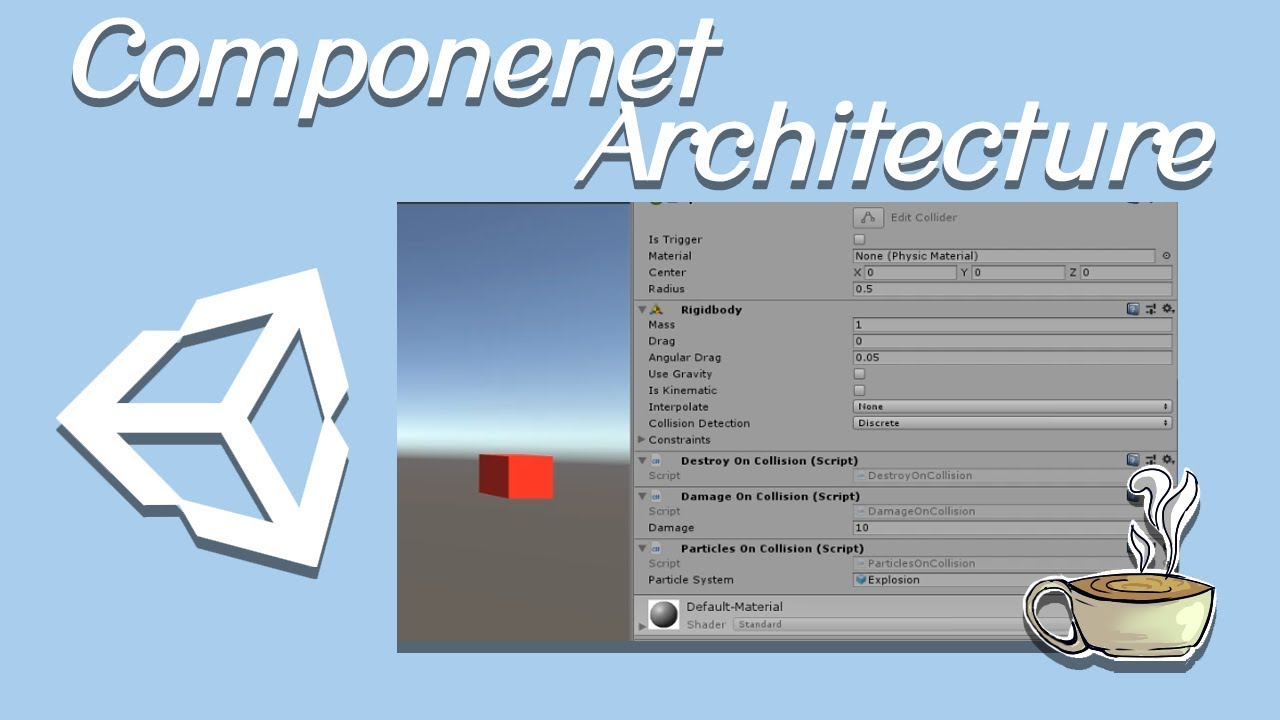 How and Why to use a Component Based Architecture in your C# Unity Game