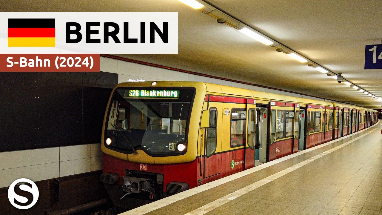 S-Bahn: Берлинская городская электричка (2024) | S-Bahn Berlin [4K]
