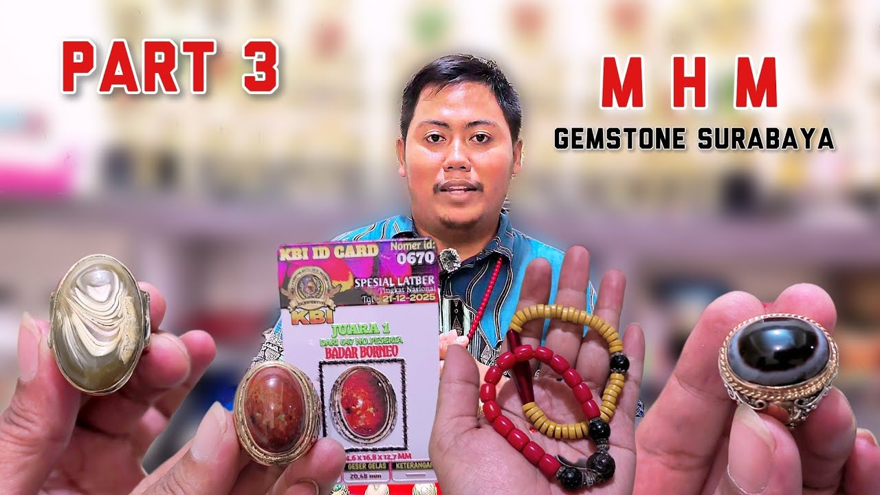 SERING JUARA DI KONTES - BATU AKIK SAKRAL Koleksi MHM Gemstone Surabaya #batuakik #4newsgoo