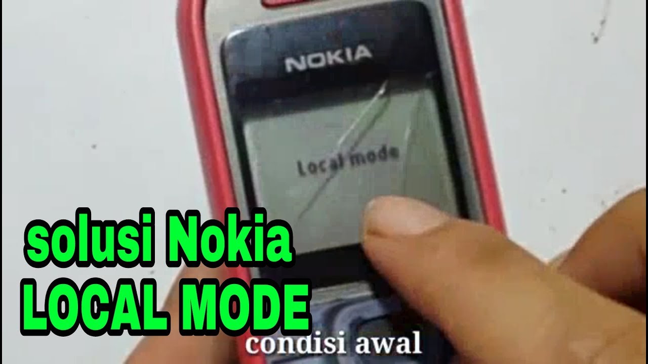 Solusi  nokia  local mode