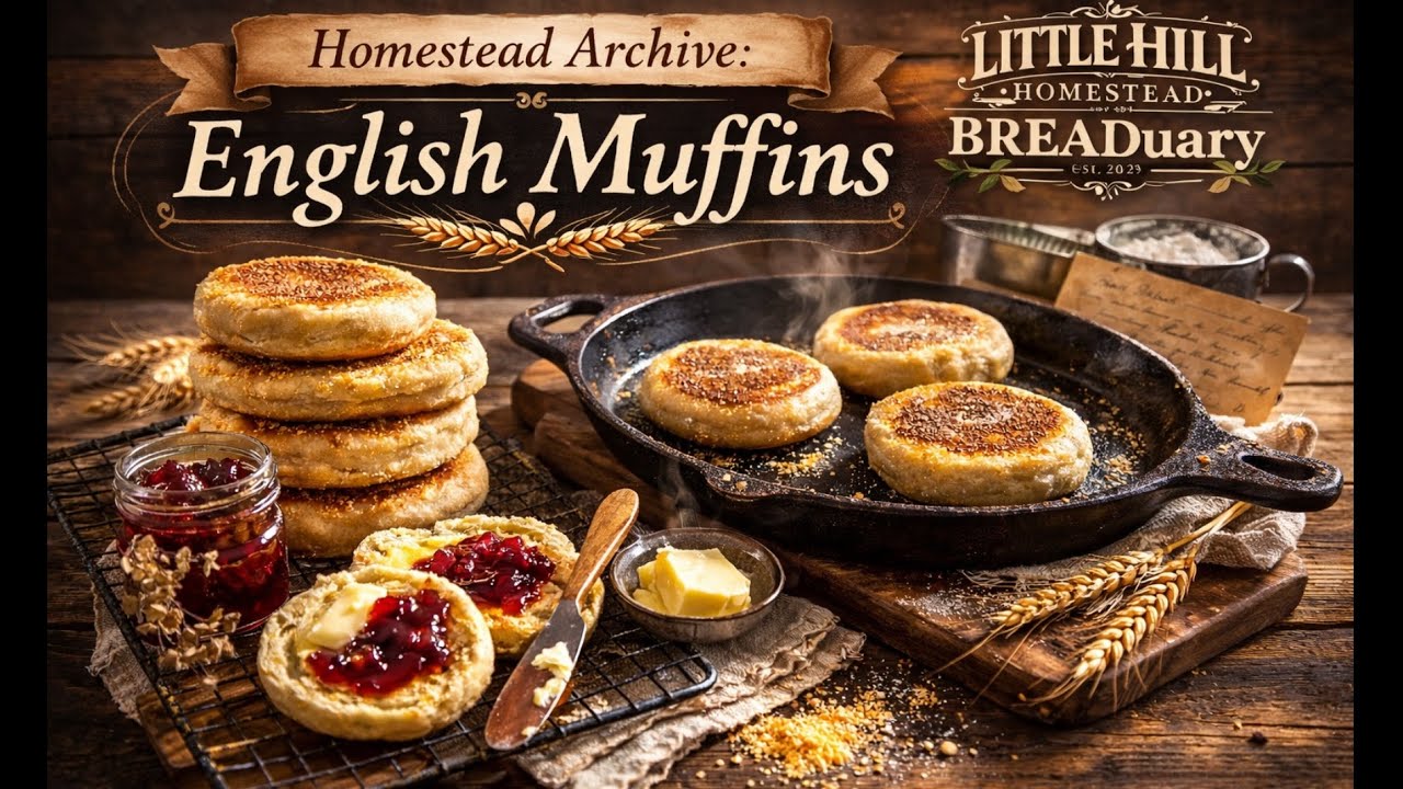 English muffins in a bread machine - digging into the archives for this one. 