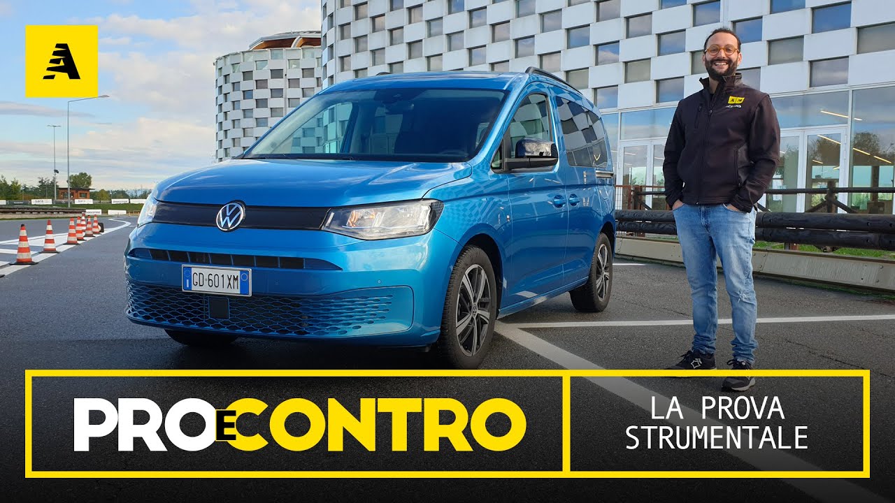 Volkswagen CADDY (2021) | PRO e CONTRO - PROVA STRUMENTALE