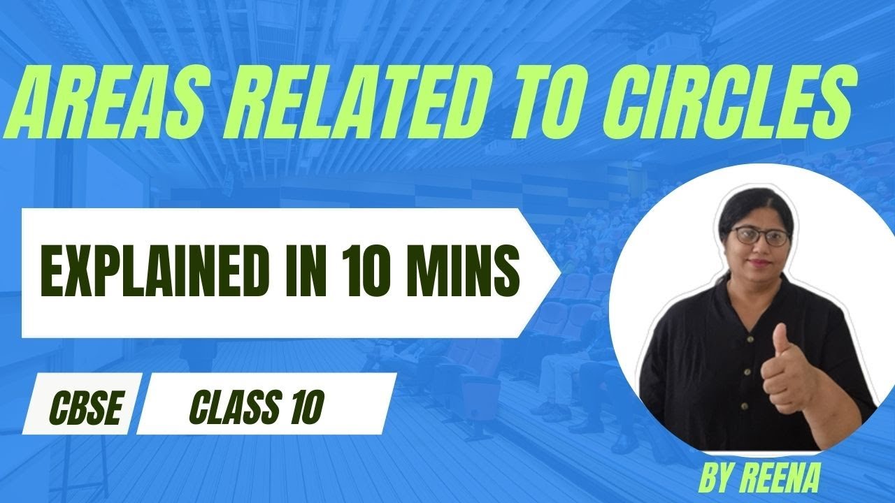 Areas Related to Circles Class 10 Maths CBSE Explained in 10minutes #exam #class10 #education #maths