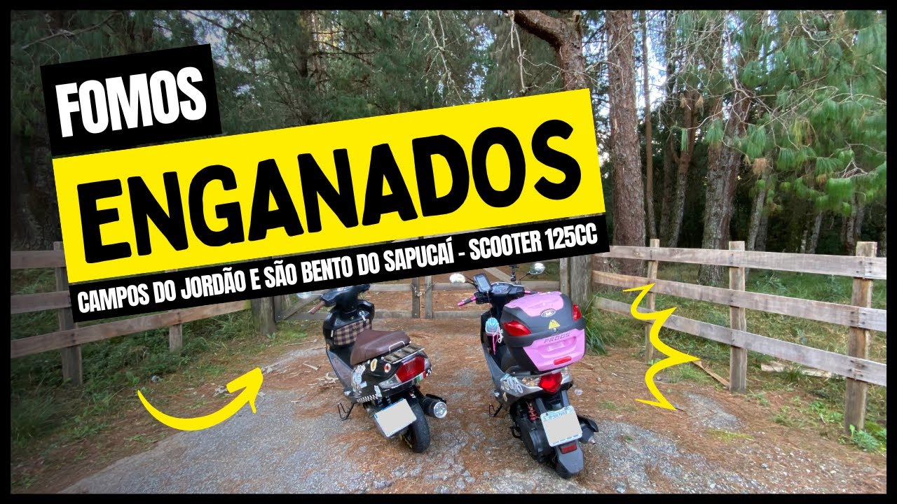 A ESTRADA MAIS LINDA DE CAMPOS DO JORDÃO - EP 03 VIAJANDO DE SCOOTER 125CC
