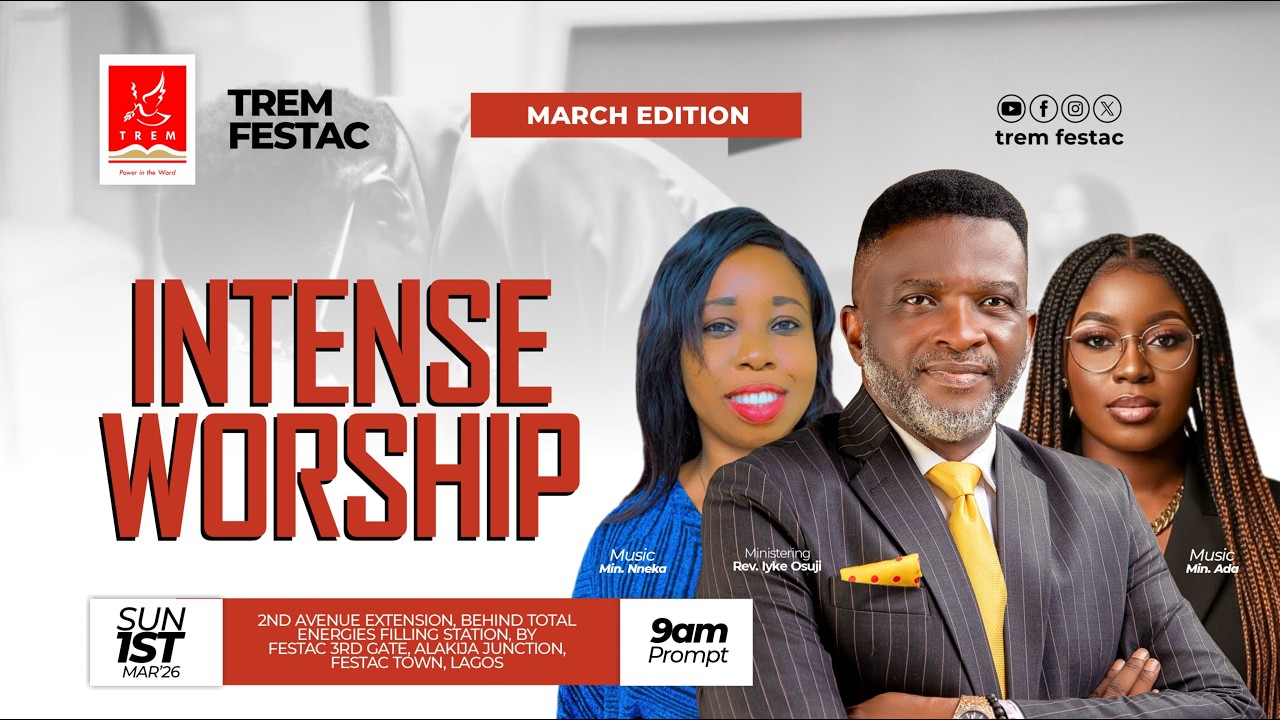 Intense Worship with Rev. Iyke Osuji | Sunday 01 March 2026