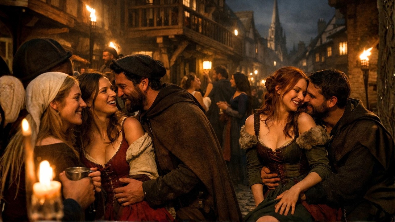 Ночная жизнь в средневековом Лондоне