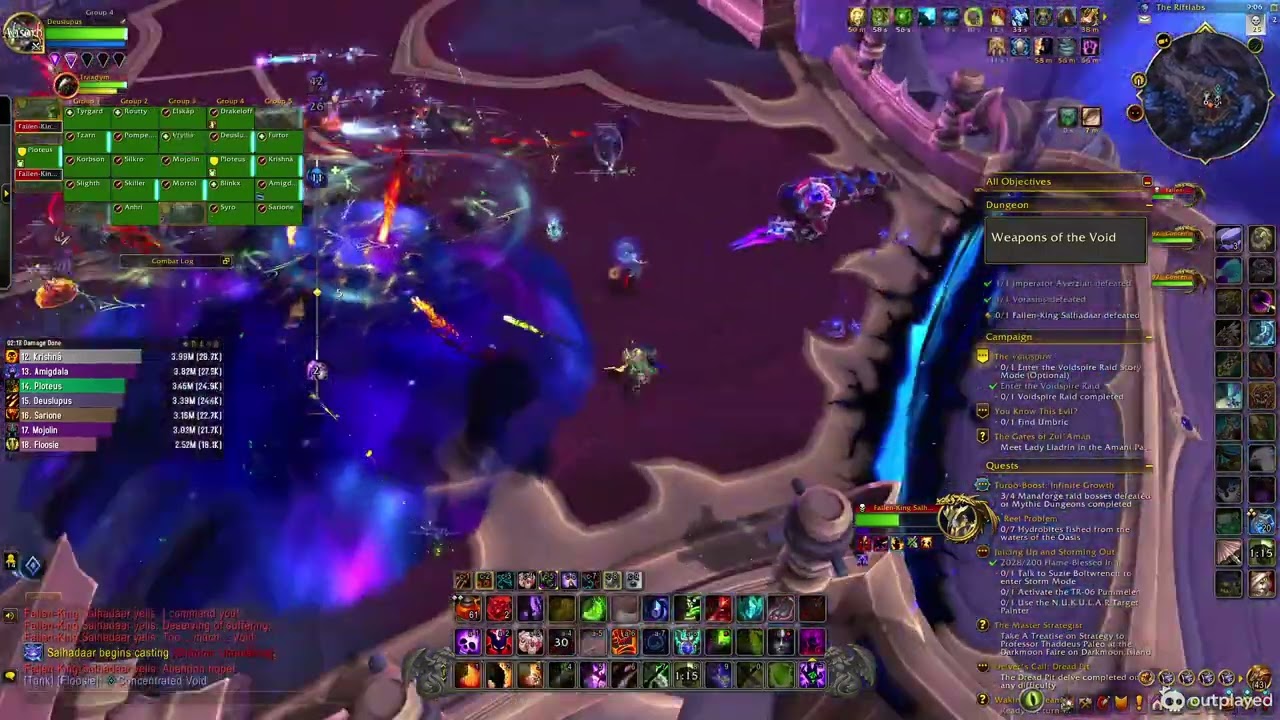 Fallen King Sahladaar Boss Raid Finder Destro Lock.