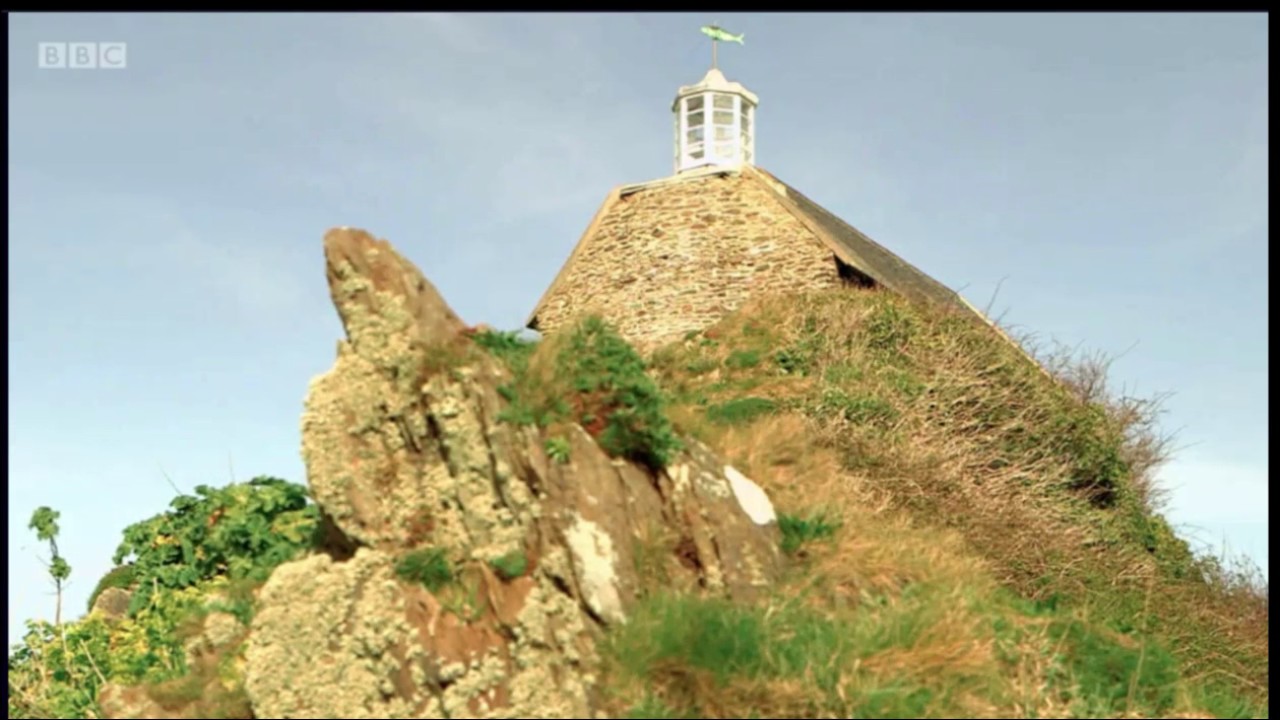 Adebanji Alade recreates St Nicholas Chapel Ilfracombe, inspired by artist William Daniell RA.