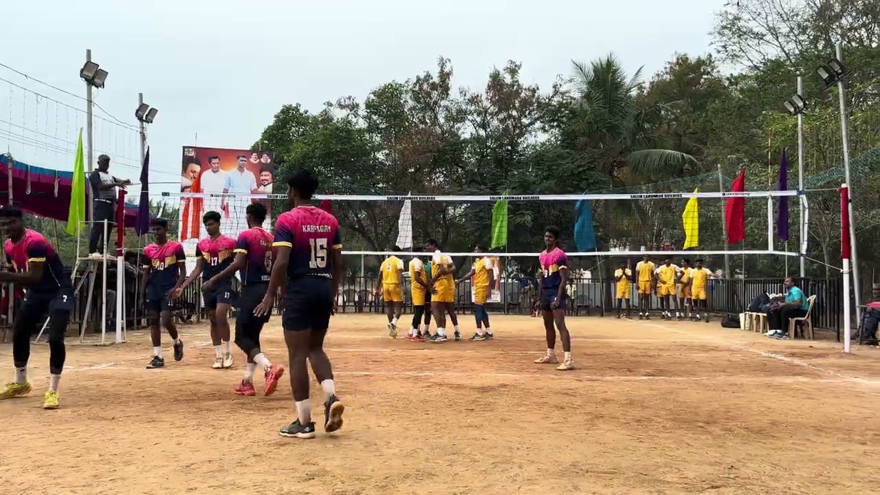 League..set 2..TN police vs karpagam #volleyball#ajithlalvolleyball #trending 