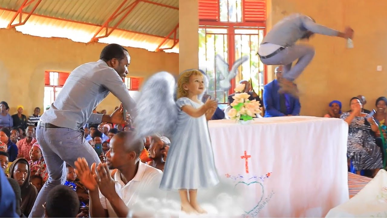🙏Umwana muto ufite amababa ageze I Rwanda|aragurutse abarwayi bose barakira|abantu buzuye urusengero