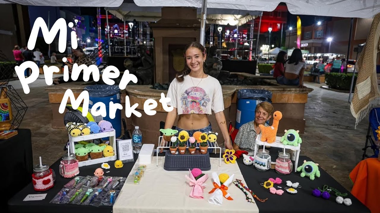 Vlog Emprendiendo mi negocio de crochet / Market vlog / tejidos / vlog