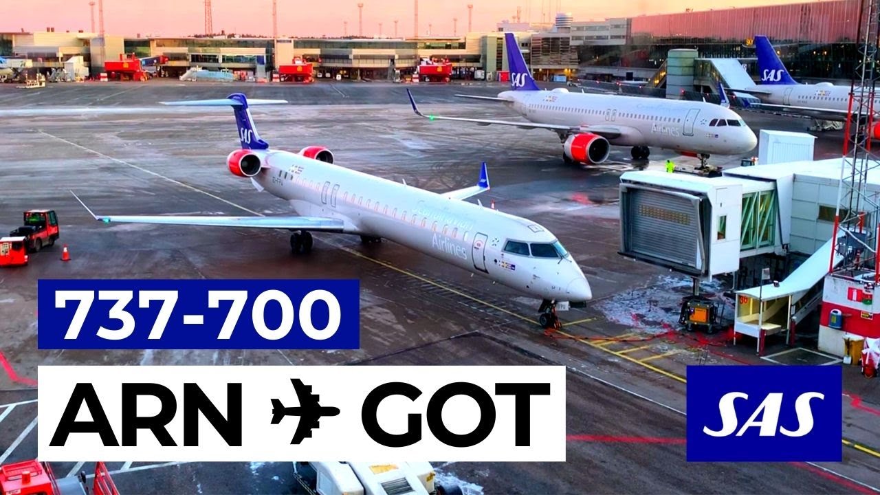 Is this the end of SAS? | Boeing 737-700 Stockholm to Gothenburg | Economy Class TRIP REPORT