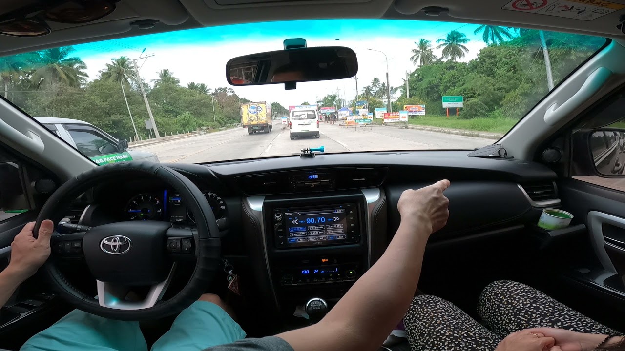 Toyota Fortuner G | POV DRIVE | Tagum City Palm Trees Maharlika Highway #tagum #toyotafortuner