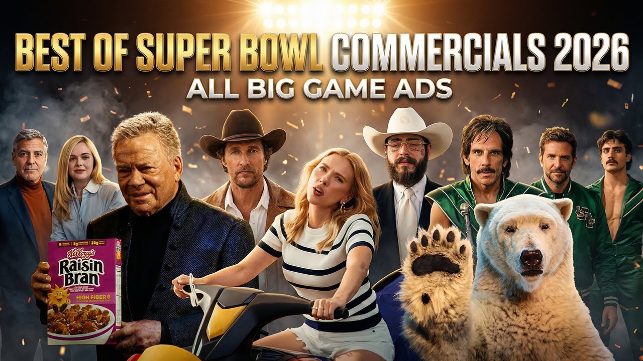 All the Best Super Bowl Commercials 2026 Big Game Ads Compilation