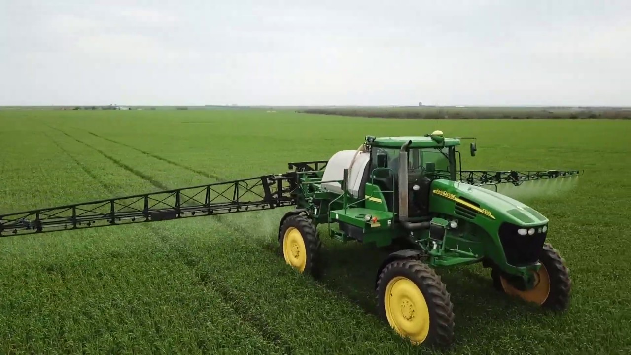 Spraying Fungicide on Winter Wheat 2020