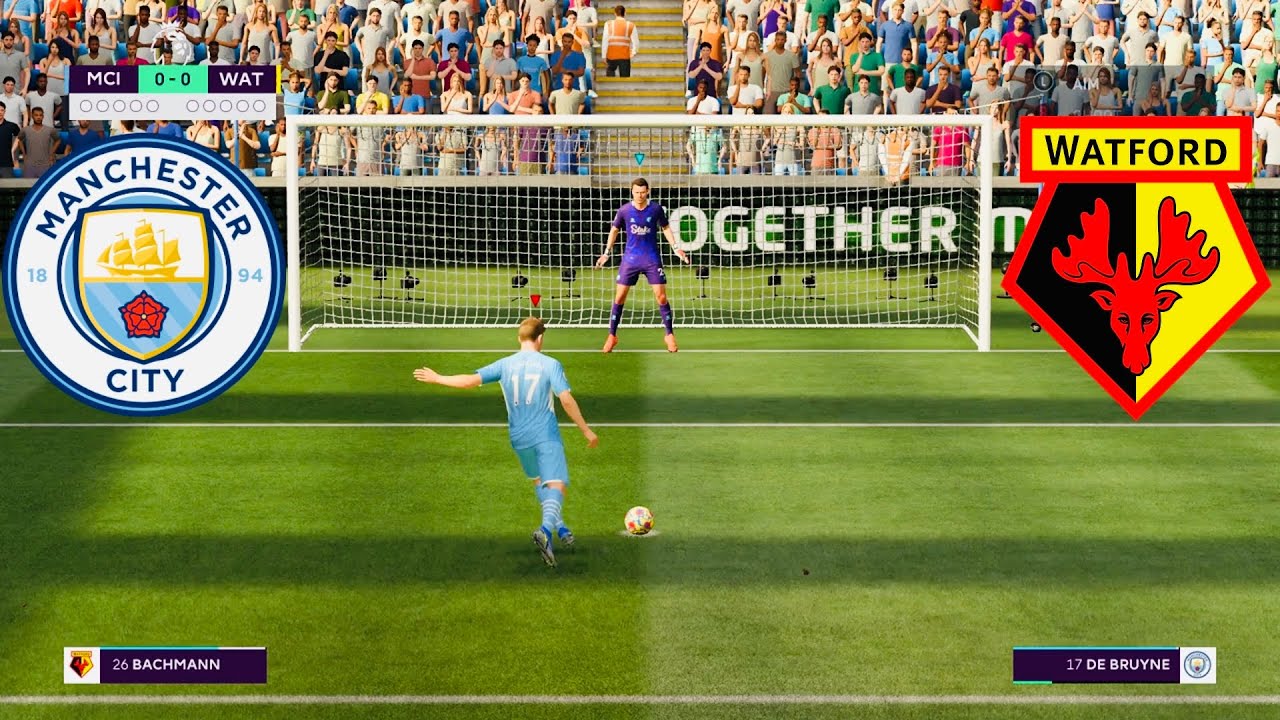 MANCHESTER CITY vs WATFORD [Penalty shootout] FIFA 22