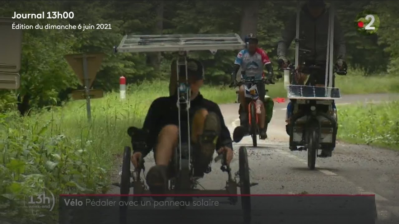 Le Sun Trip Europe  sur France 2 , au JT de 13h - 6 juin 2021