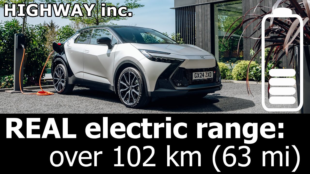 2025 Toyota C-HR PHEV electric range: city, highway real-life mpkWh, kWh/100 km Plug-In Hybrid Prime