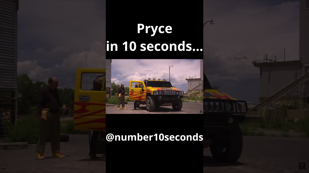 Pryce In 10 Seconds...