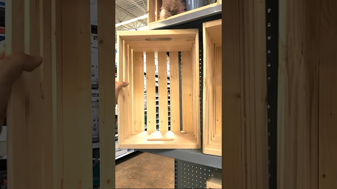 Turn 2 wood crates into THIS! 😱