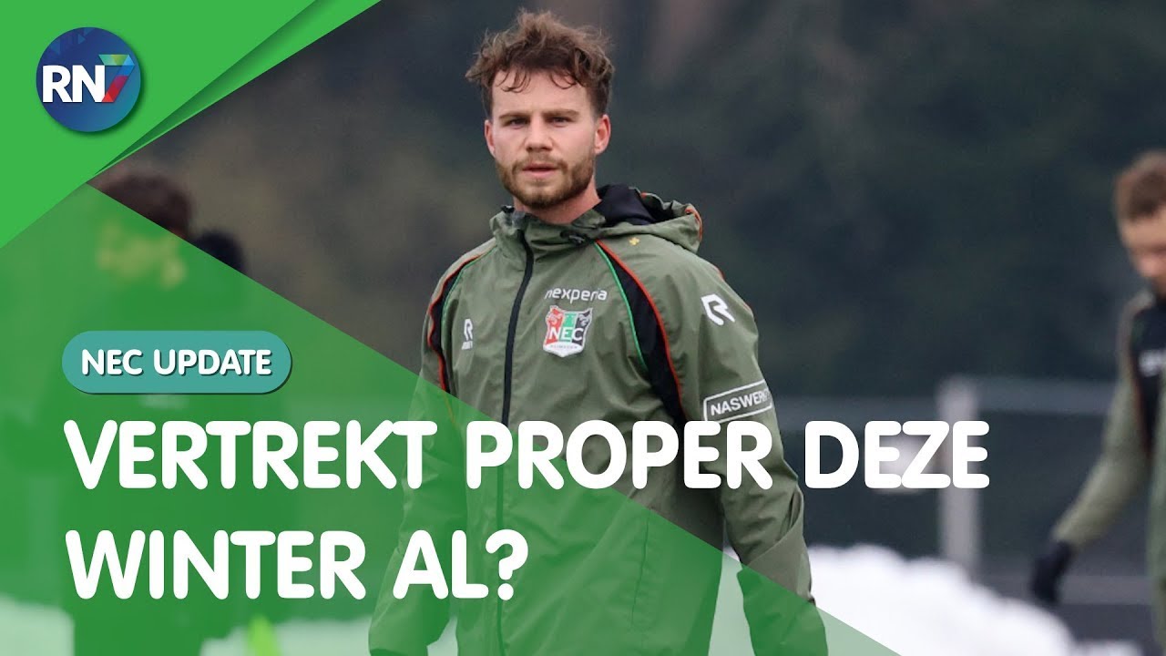 Dirk Proper denkt na over zijn toekomst bij NEC  ||  NEC UPDATE