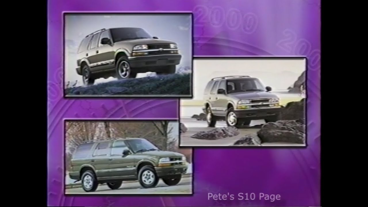 2000 Chevrolet Blazer New Product Training