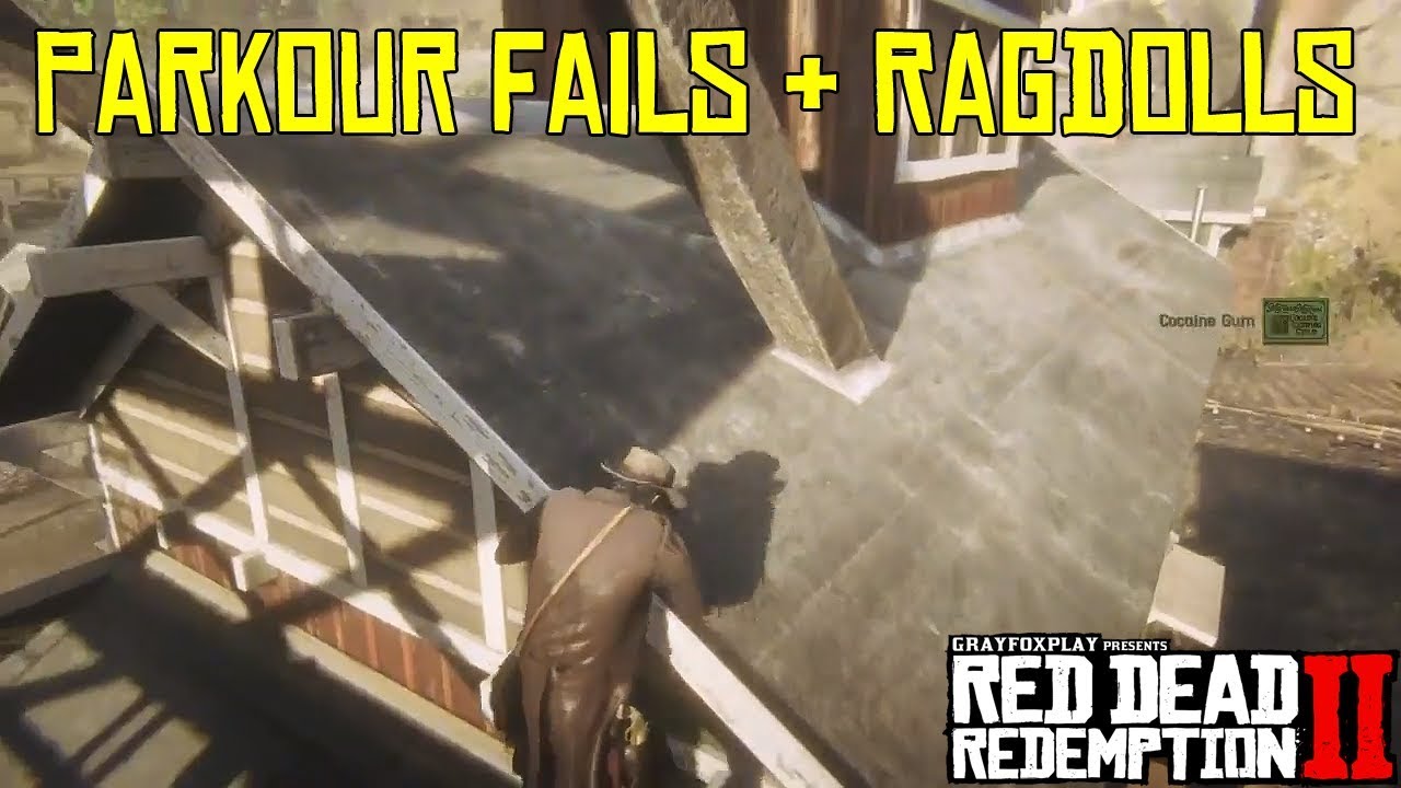 Parkour Fails & Ragdolls Red Dead Redemption 2