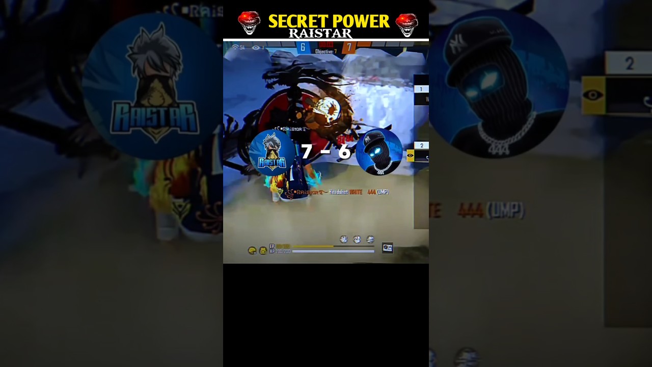 RAISTAR SECRET POWER 💀☠️! #trending#raistar #freefire#viral#shorts Free Fire Tech