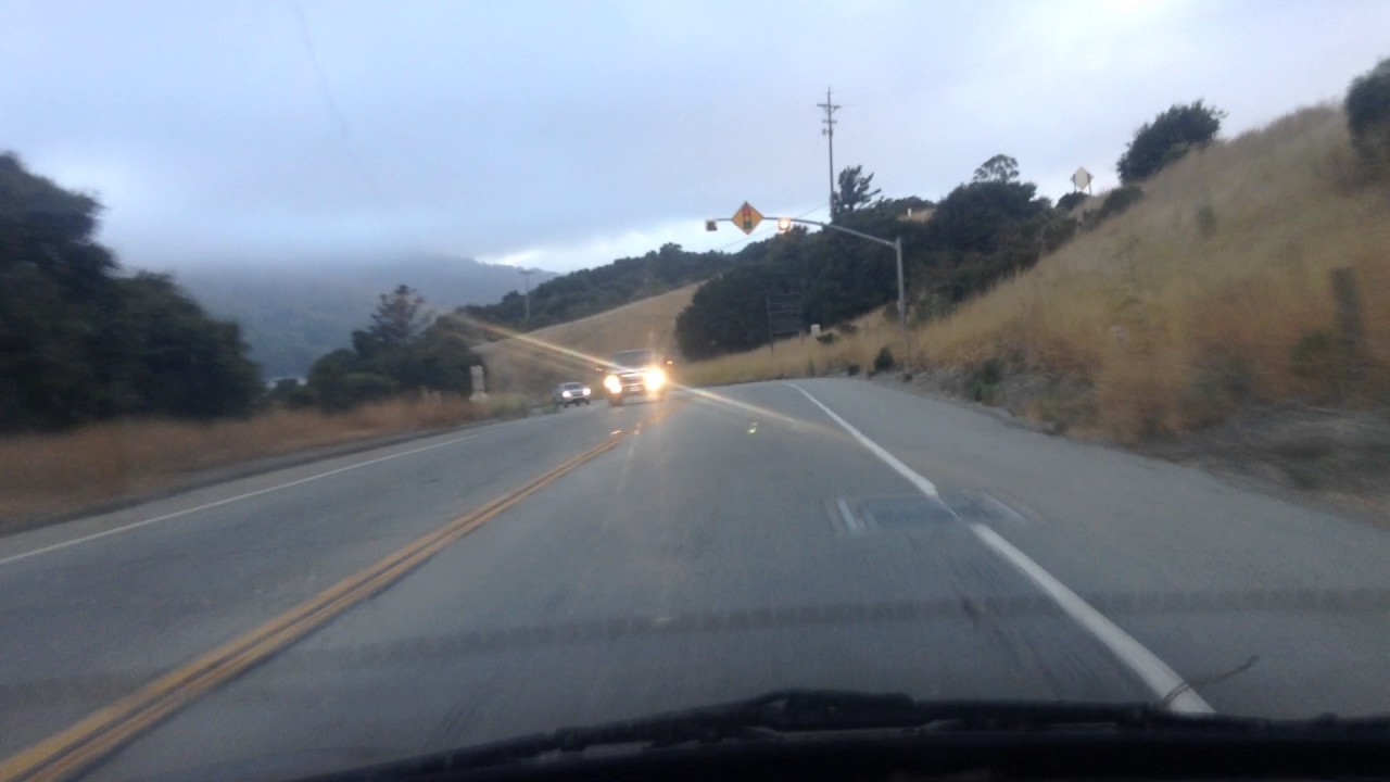 Drive to Half Moon Bay from Belmont, California