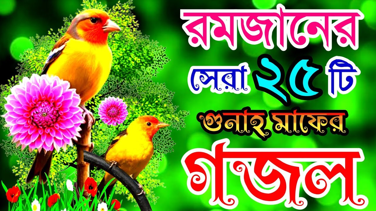 রমজানের সেরা ২৫টি গুনাহ মাফের গজল |বাংলা বাছাইকৃত গজল |Ramadan Gojol |Selected Gajal |Trending Gazal