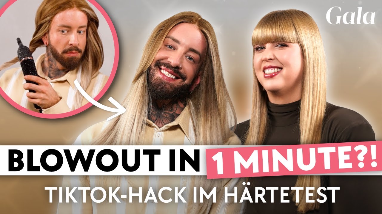 Virale TikTok Haar-Hacks im GALA-Test: Blowout & Glanz-Trick