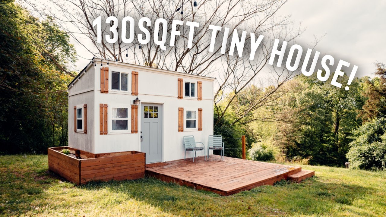 130 SQFT Tiny House Tour! | Full Airbnb Tiny Home Tour!