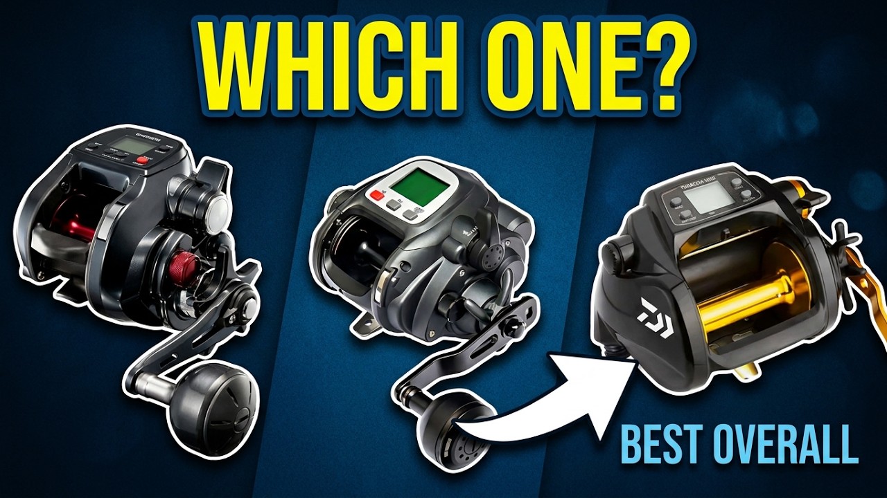 Top 3 Electric Fishing Reels Compared: Shimano, Banax & DAIWA