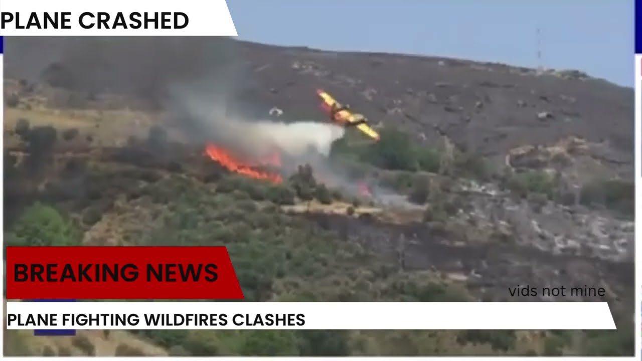 Greece plane fire fighters Crashed