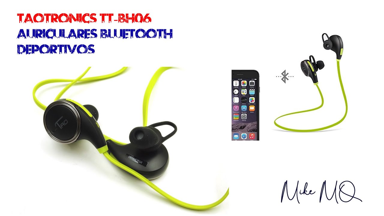 Puesta en marcha de los auriculares bluetooth TaoTronics TT-BH06