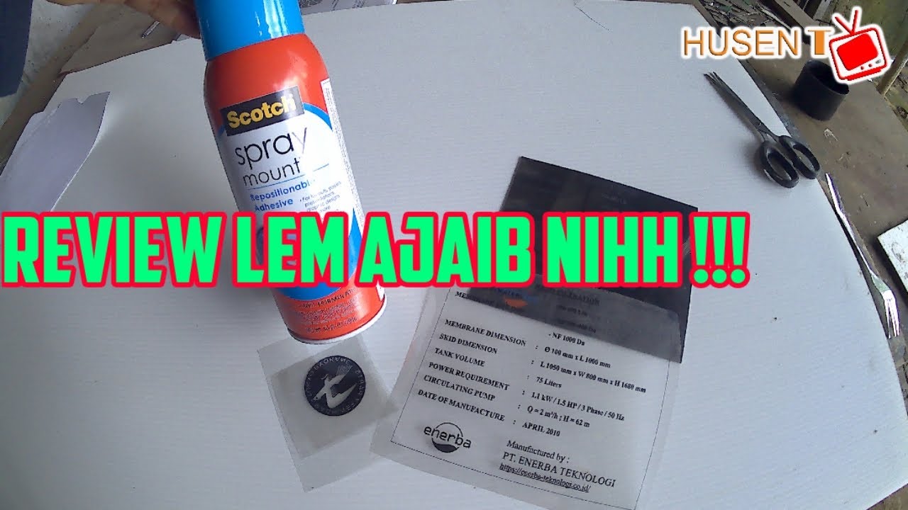 REVIEW LEM AJAIB (Lem Semprot Spraymount) @JOBCHANNEL