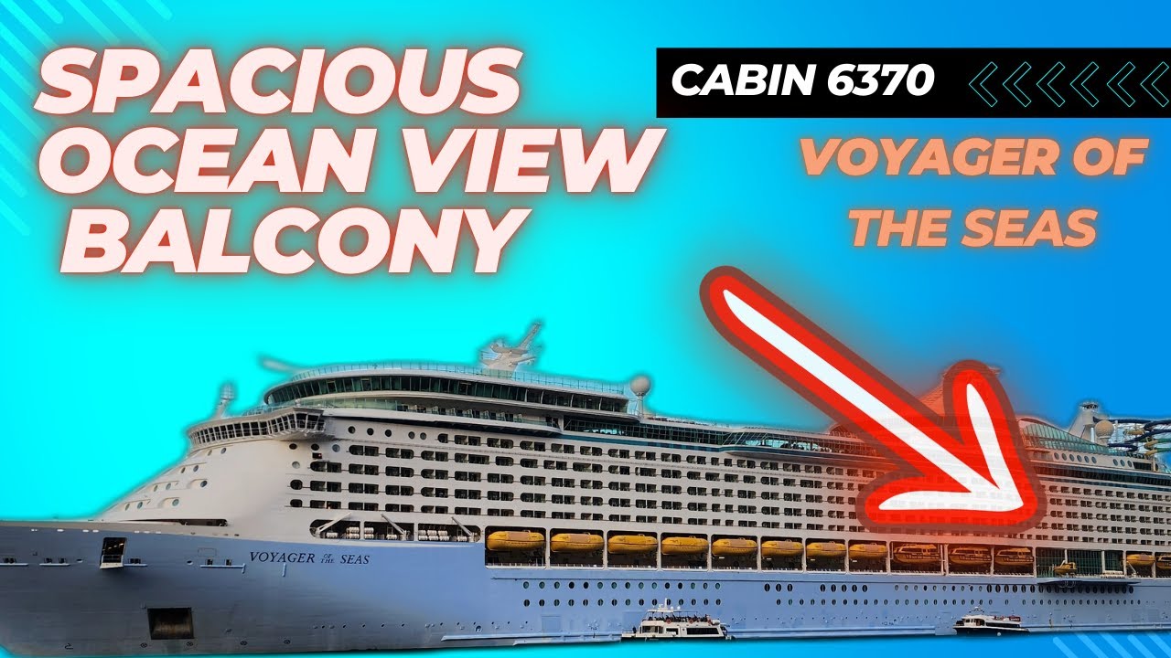 Экскурсия по просторному балкону с видом на океан – каюта Voyager of the Seas 6370