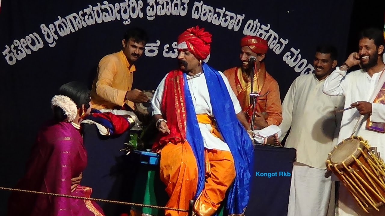Yakshagana -- Manishada - 12 - Tulu - Hasya - Patla - Ujre - Patrame